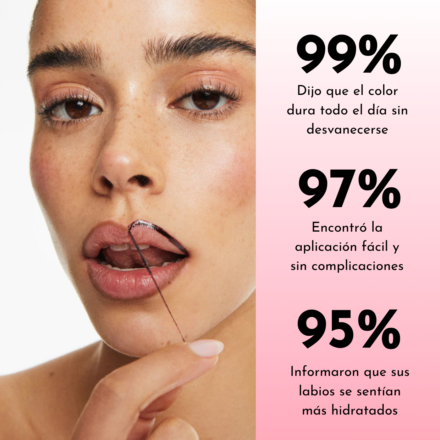 Tinte labial despegable