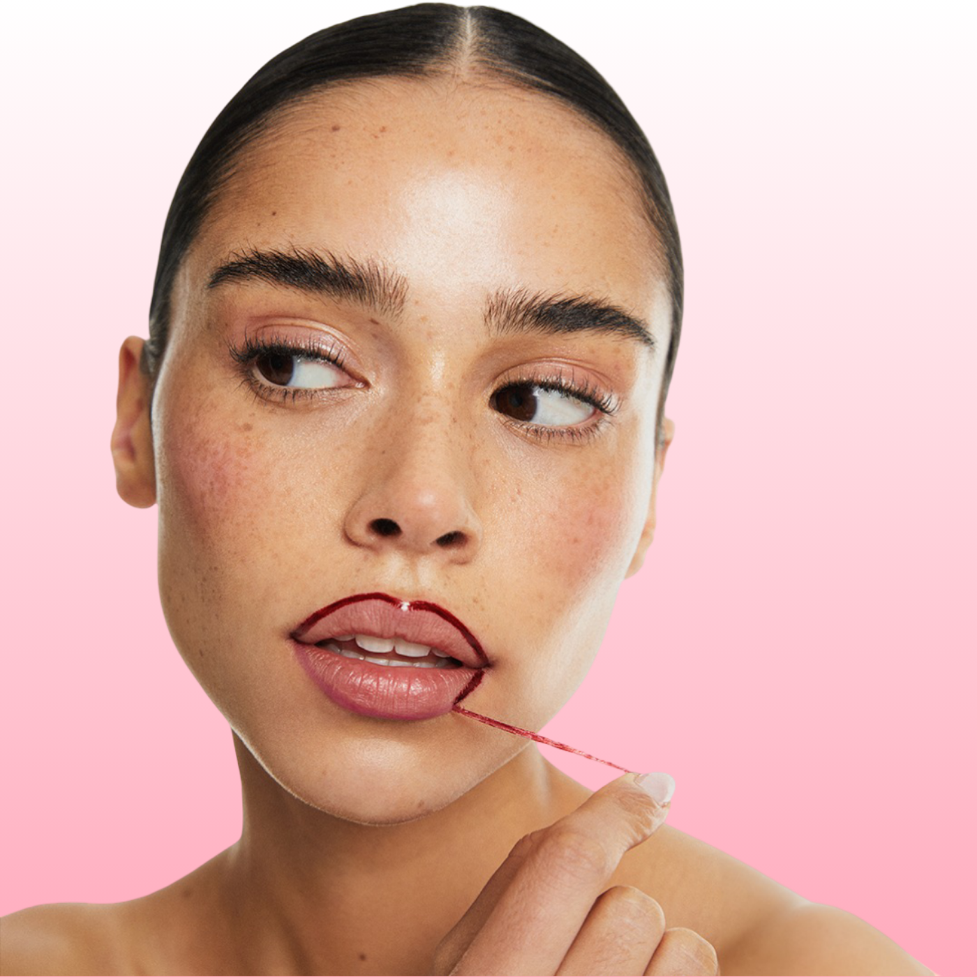 Tinte labial despegable