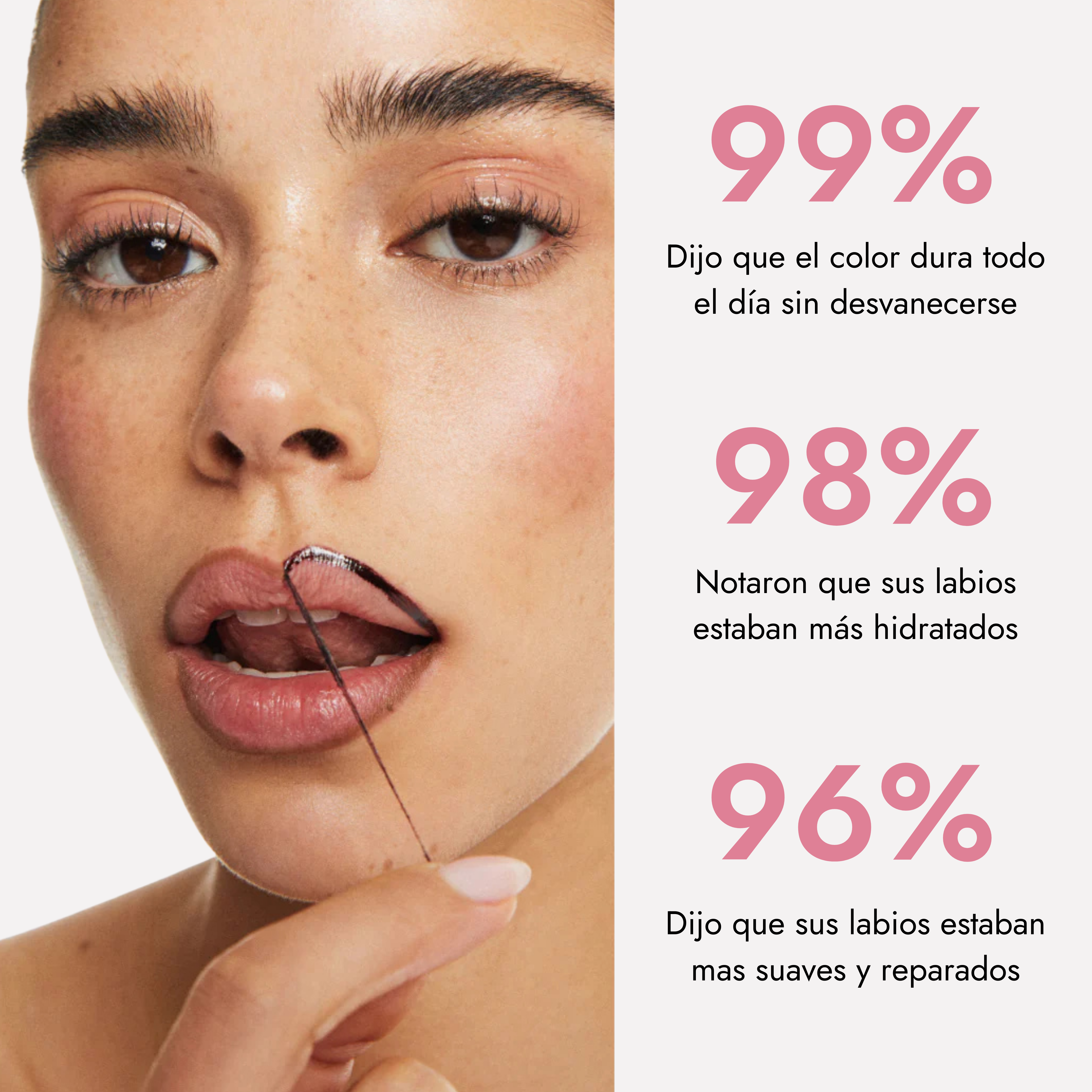 El primer labial peel-off 3 en 1