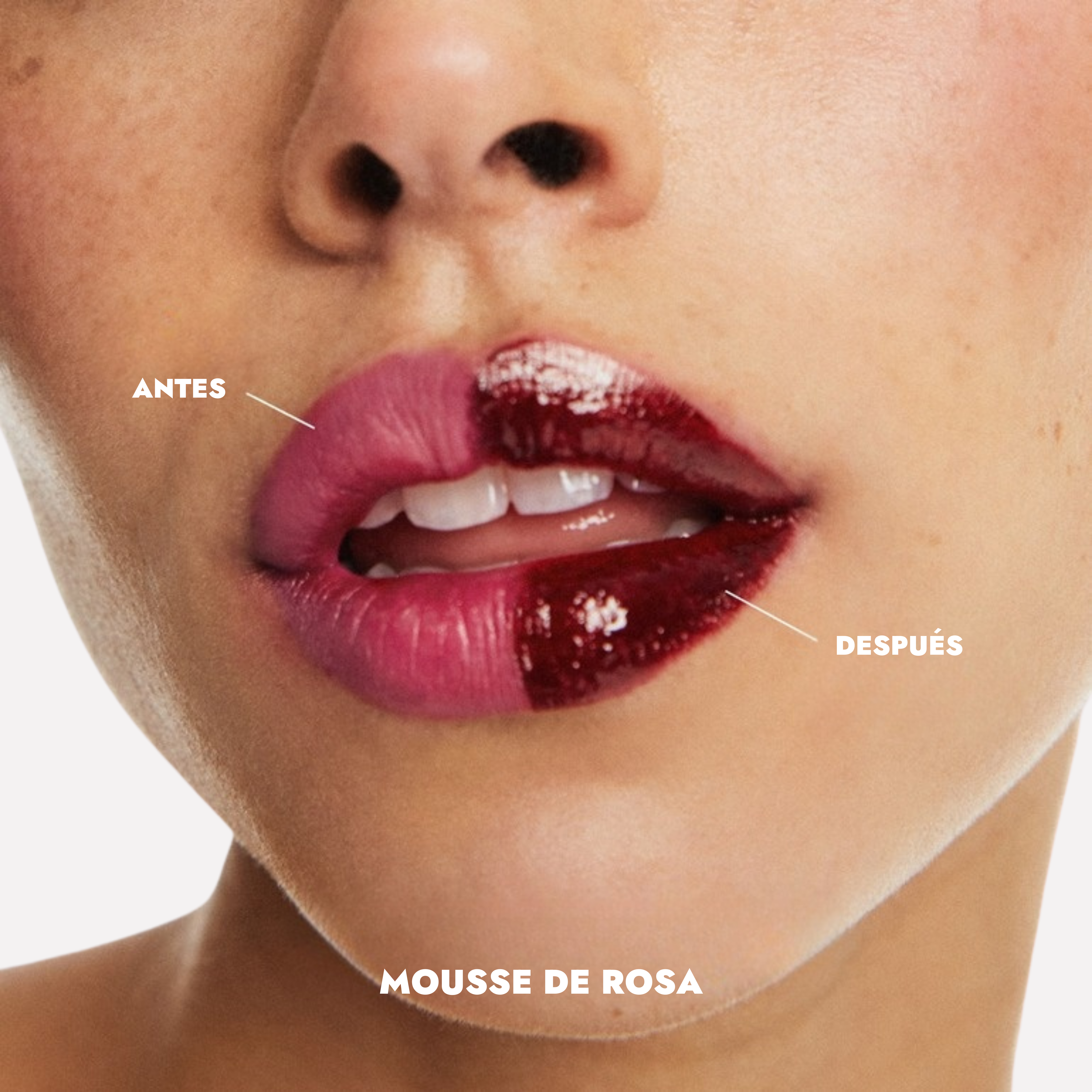 El primer labial peel-off 3 en 1